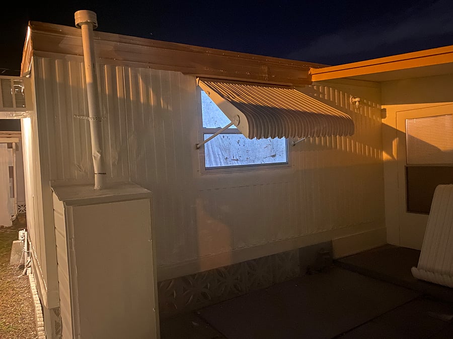 Rear patio 