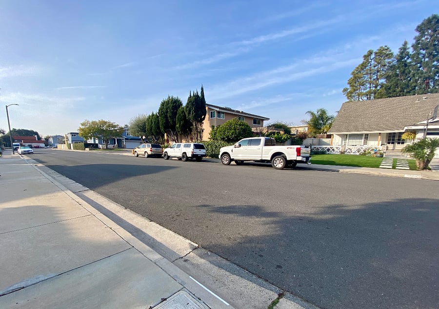 Plenty of free street parking