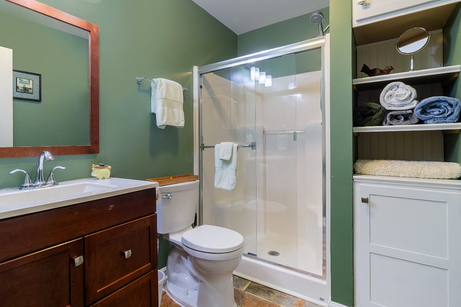 Lots of storage areas in the bathroom and utility closets!