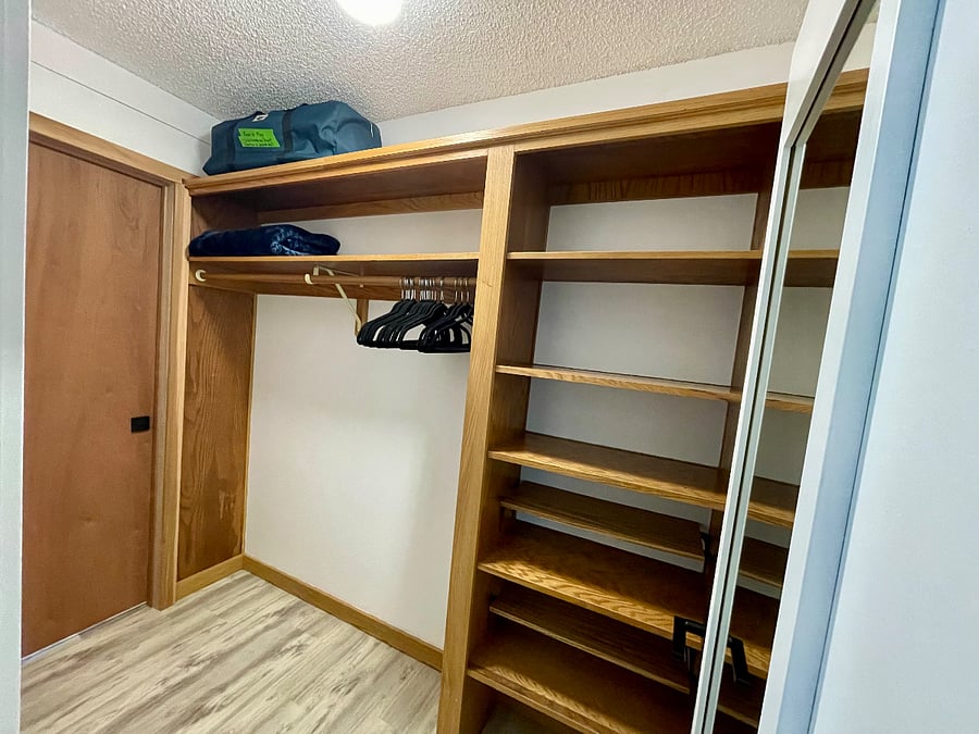 Bedroom #1 walk-in closet