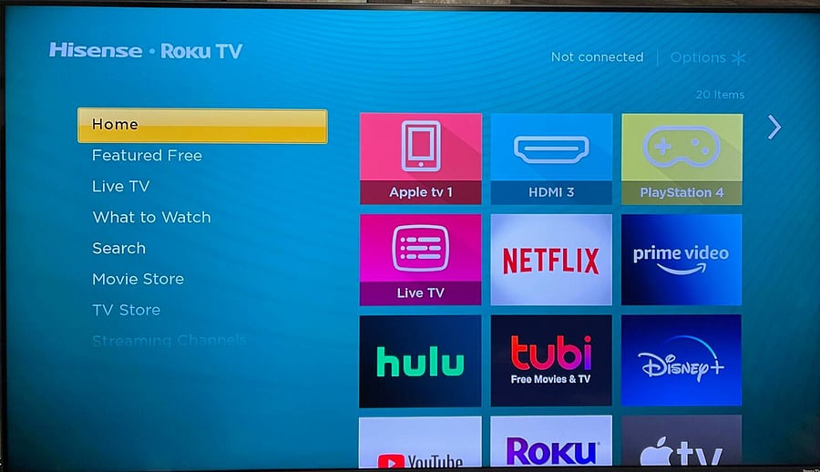 Roku TV offers easy access to all your favorite streaming services and entertainment, including Netflix, Apple TV, Prime Video, Hulu, Disney, YouTube, and more.