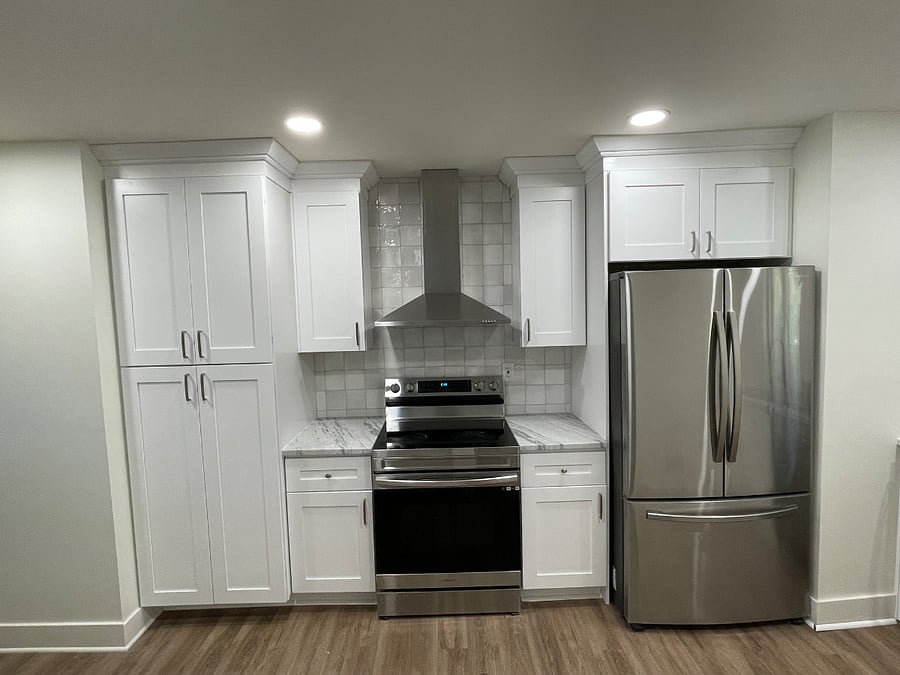 Newly renovated kitchen. 