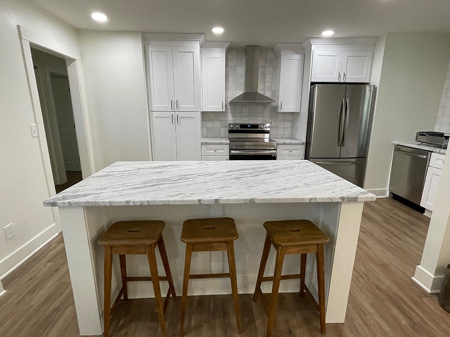Newly renovated kitchen
