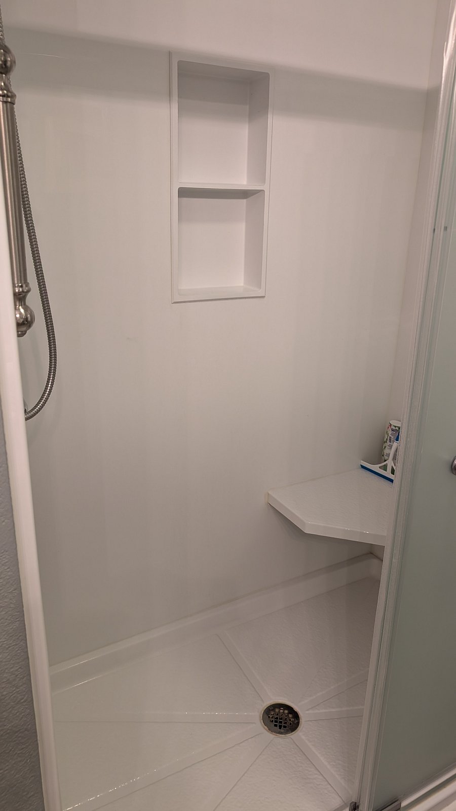Walk in Shower. 