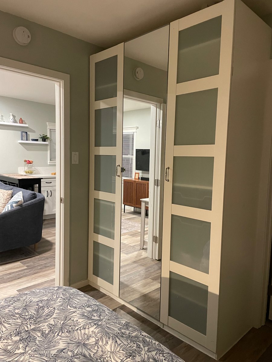 Plenty of bedroom closet space