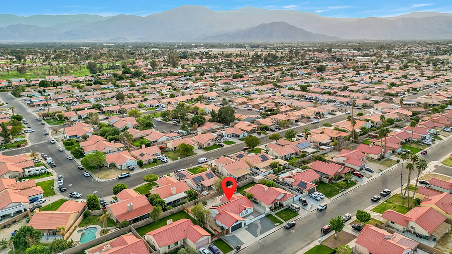 Drone photo - walking distance to Empire Polo Fields