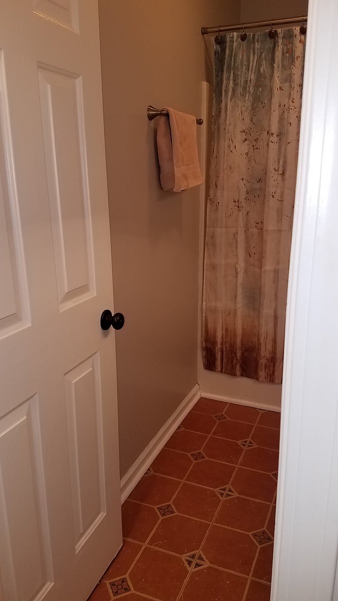 Full bathroom in the 2 bedroom suite.