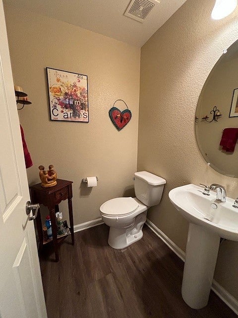 Half bathroom on first floor