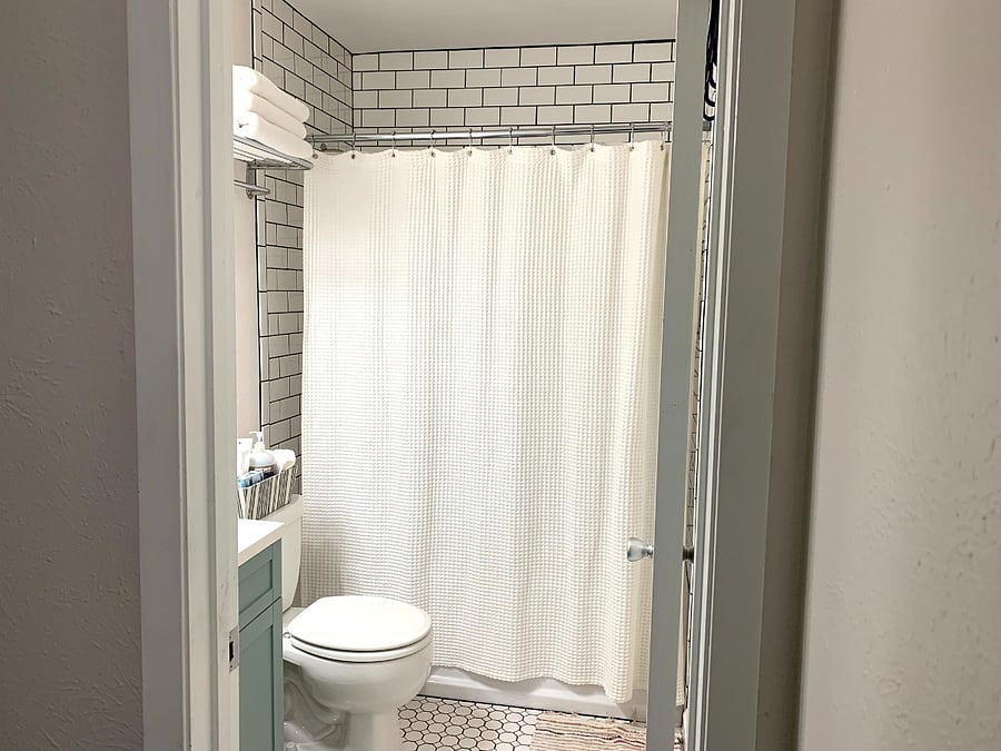 Guest Bathroom - Enjoy daily rituals with fresh towels and bath amenities.