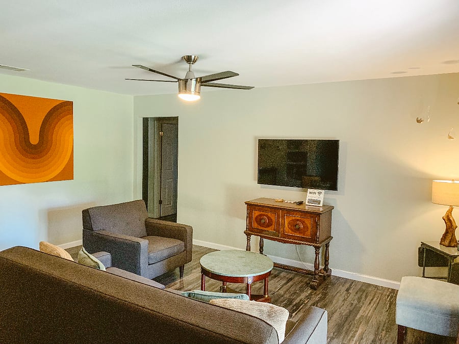 Sophisticated and inviting space to welcome you home.