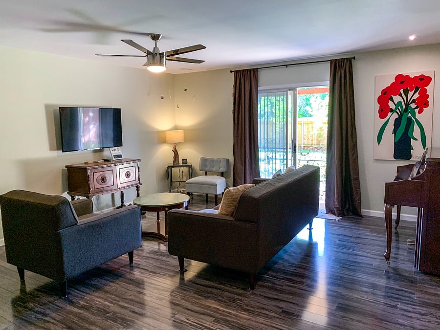 Sophisticated and inviting space to welcome you home.