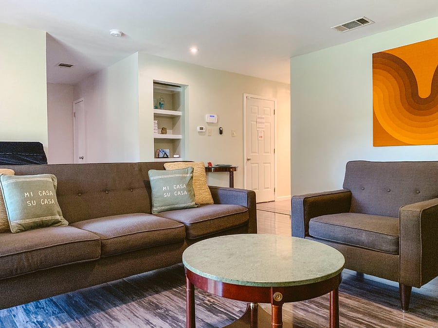 Sophisticated and inviting space to welcome you home.