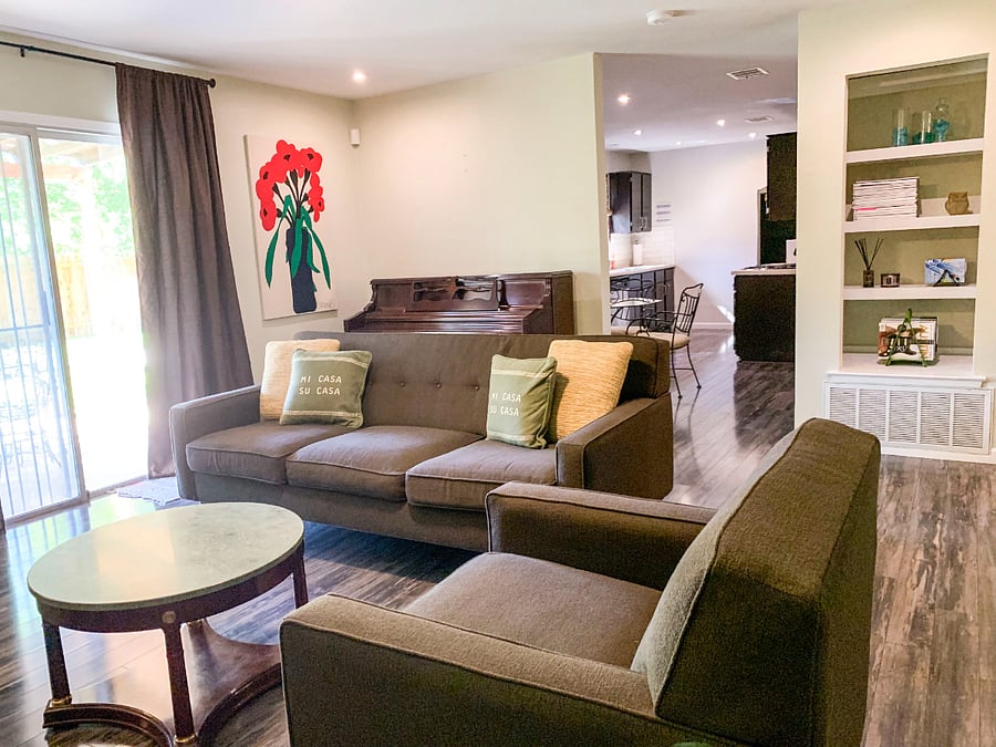 Sophisticated and inviting space to welcome you home.