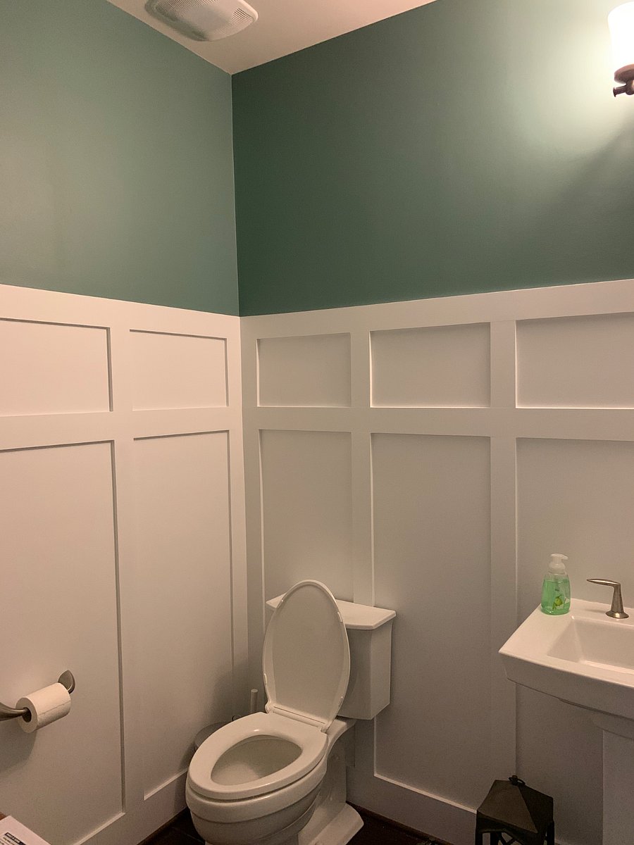 First floor powder room