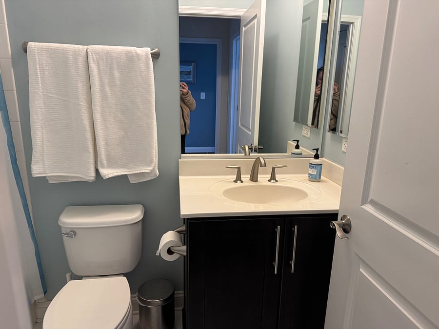 Private but separate bathroom 
