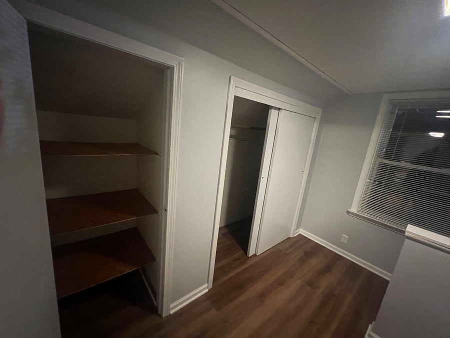 lots of storage for clothes in bungalow