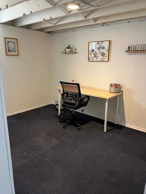 Basement office