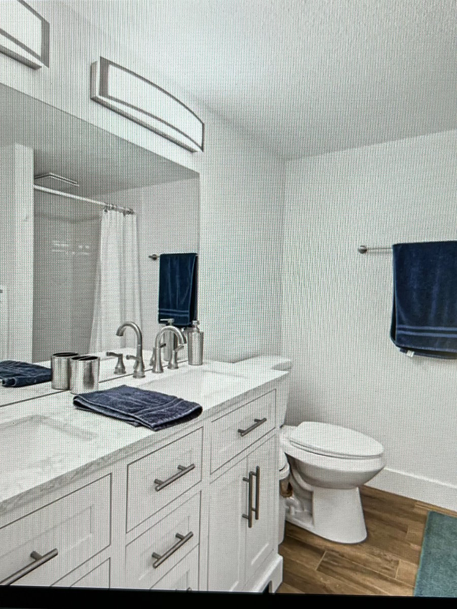 Full bathroom- one sink-walk in shower - remodeled 2025