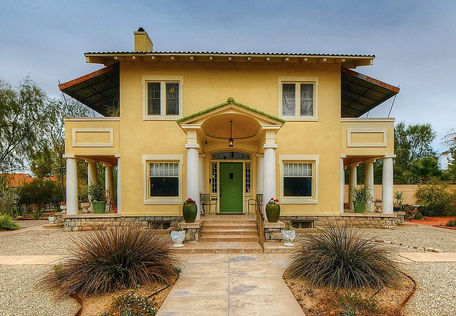 The main house