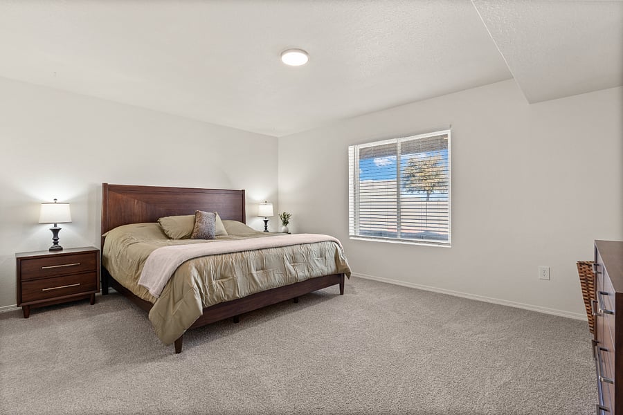 Main Bedroom with King bed.