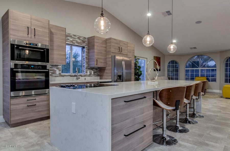 Main level open kitchen