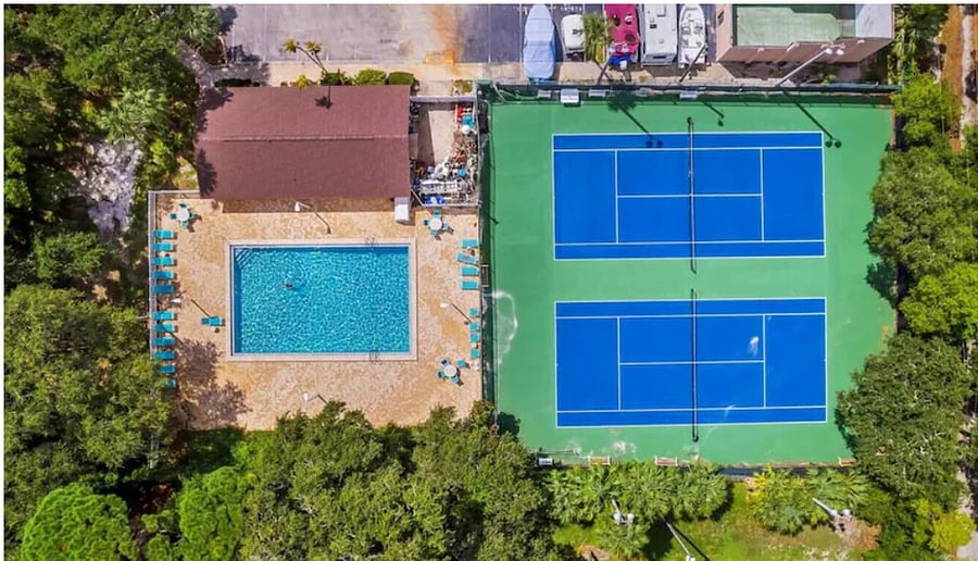 swimming pool and tennis/pickleball courtsalways available!