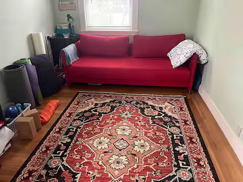 2nd bedroom.
Couch opens up to a comfortable double bed.