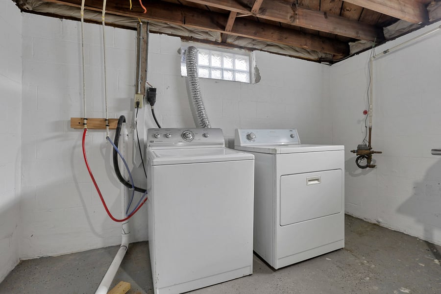 Your own laundry in the basement.