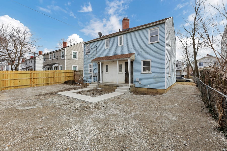 Backyard (landscaping to come in the spring)