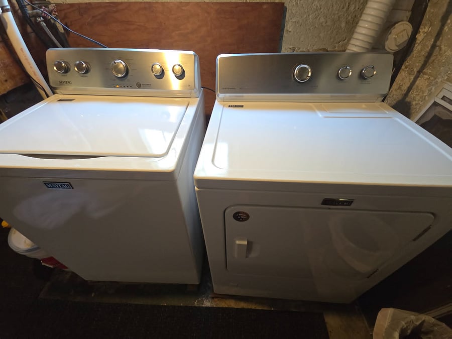 Washer and Dryer in the basementout