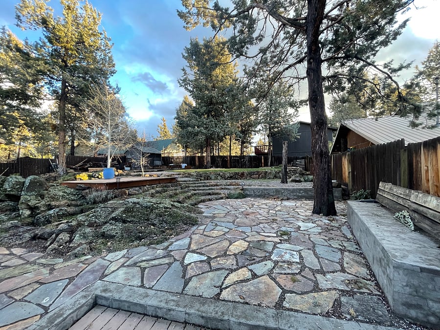 Backyard in fall/winter