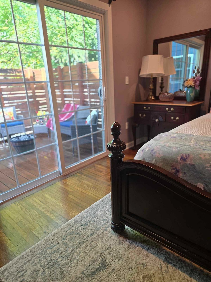 Bedroom 1, Patio door
