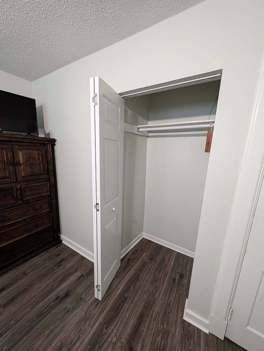 closet in master bedroom