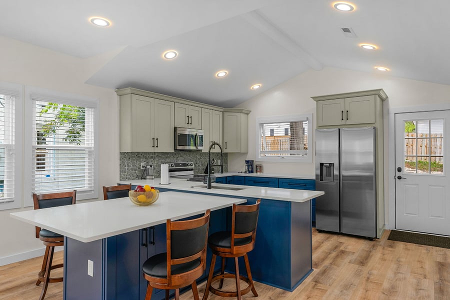 Kitchen and dining area