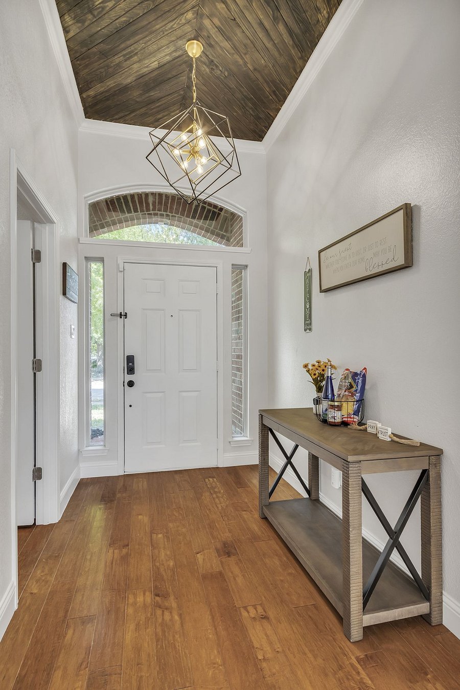 Inside entry at front door