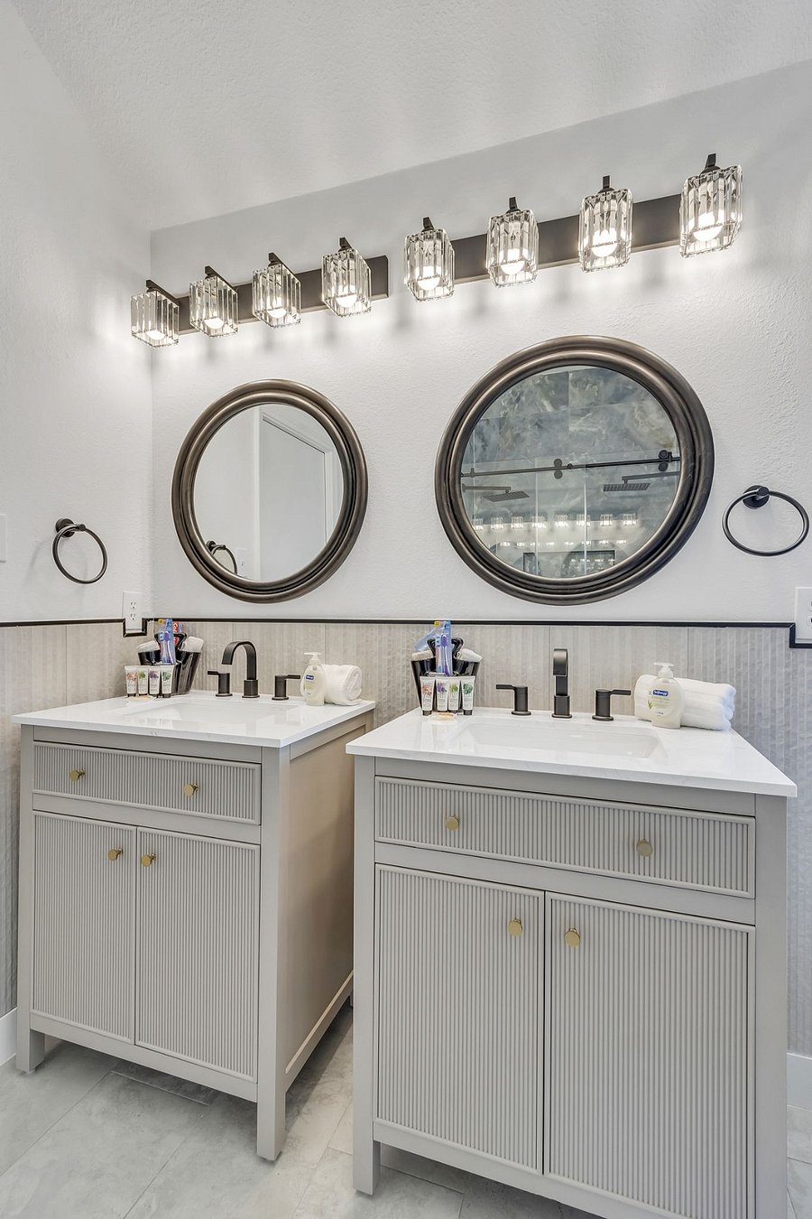 Master bathroom vanities