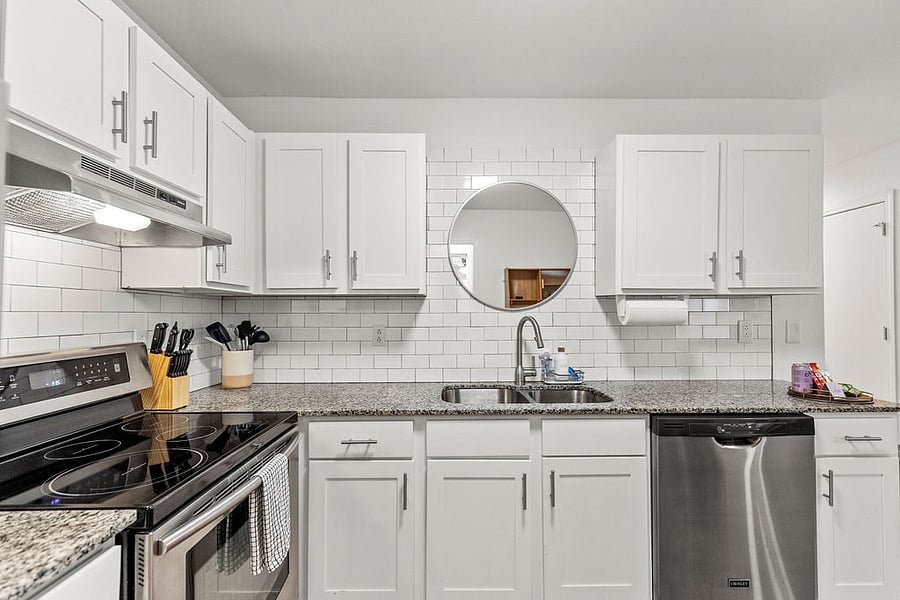 Fully stocked kitchen
