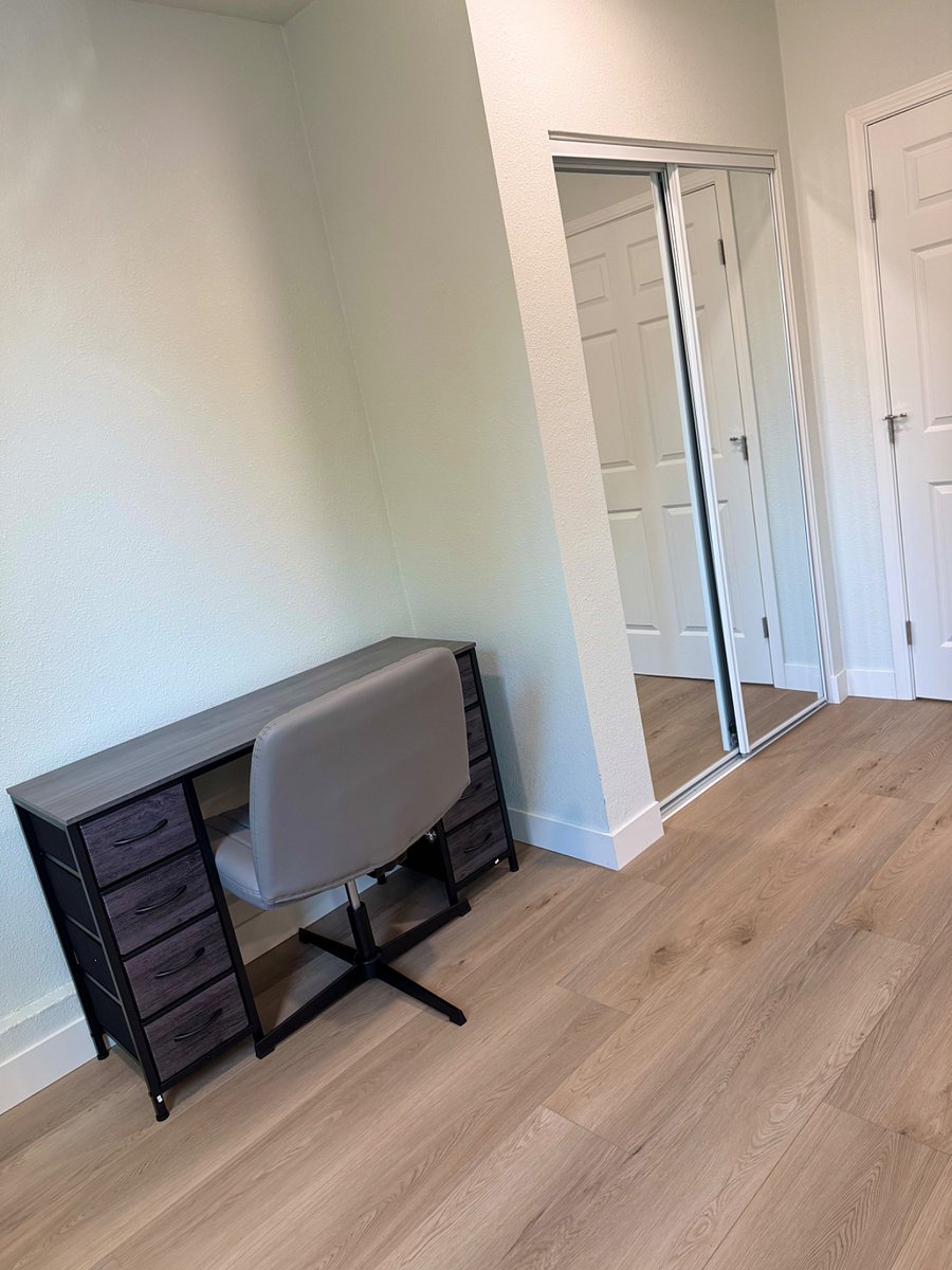 Bedroom Number #1 , Masters with huge space, 2 closets and a private bathroom plus private entrance! 