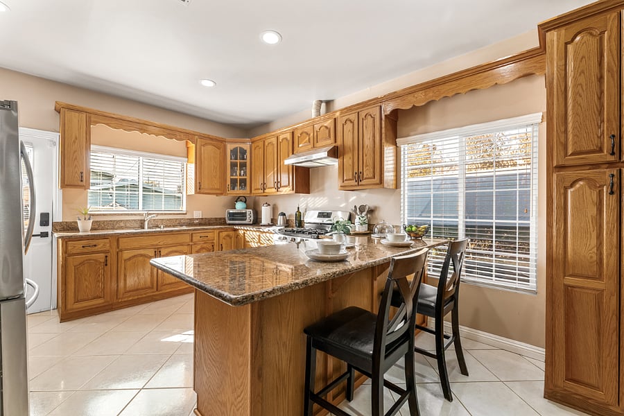 Kitchen - view from dining area