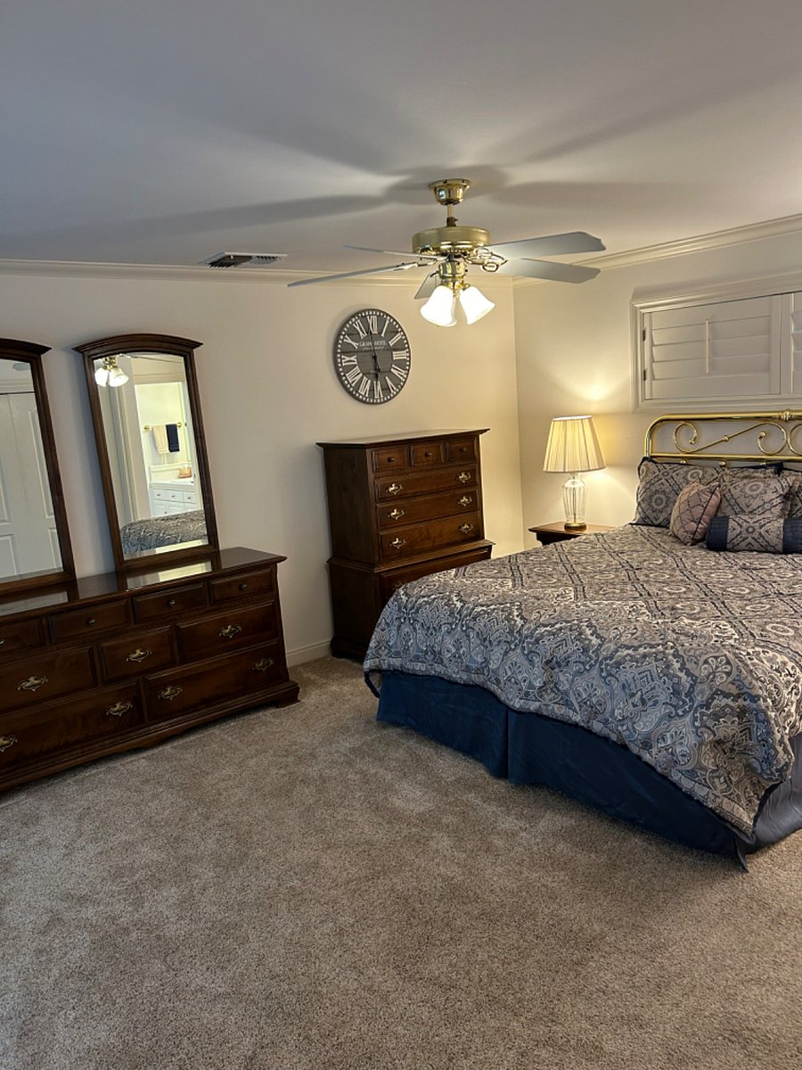 #1. Master bedroom with private bath