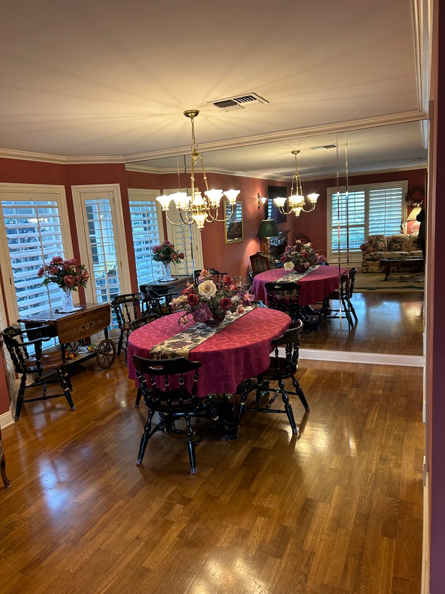 Formal dining room.