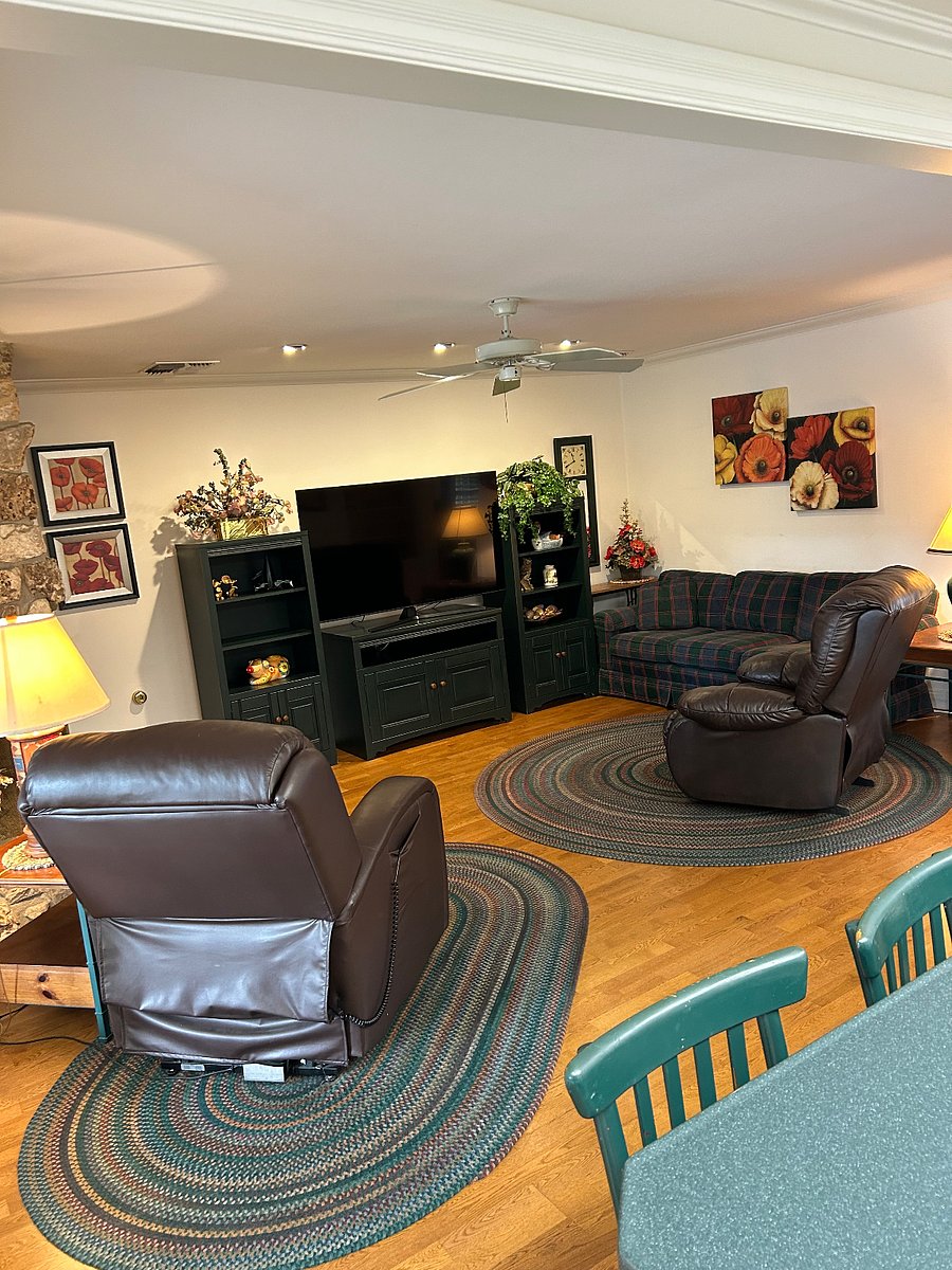 Family room with smart TV