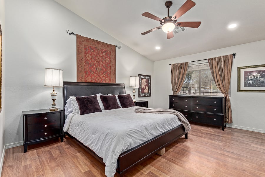 Primary bedroom - King bed