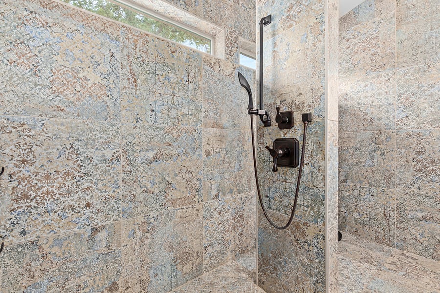Primary bath shower