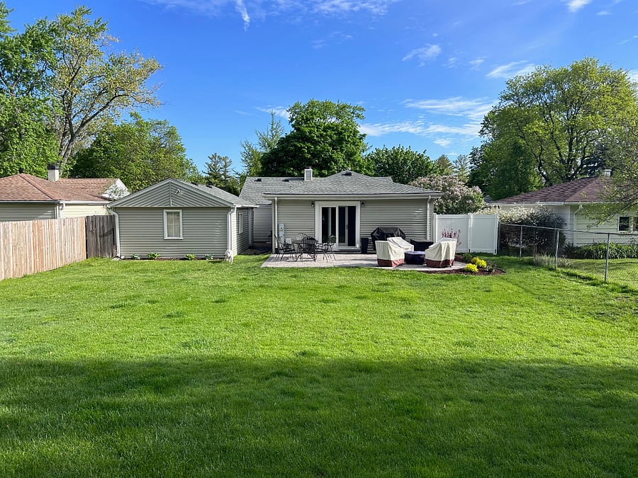 Fully Fenced Private backyard W/ Brick Paver Patio