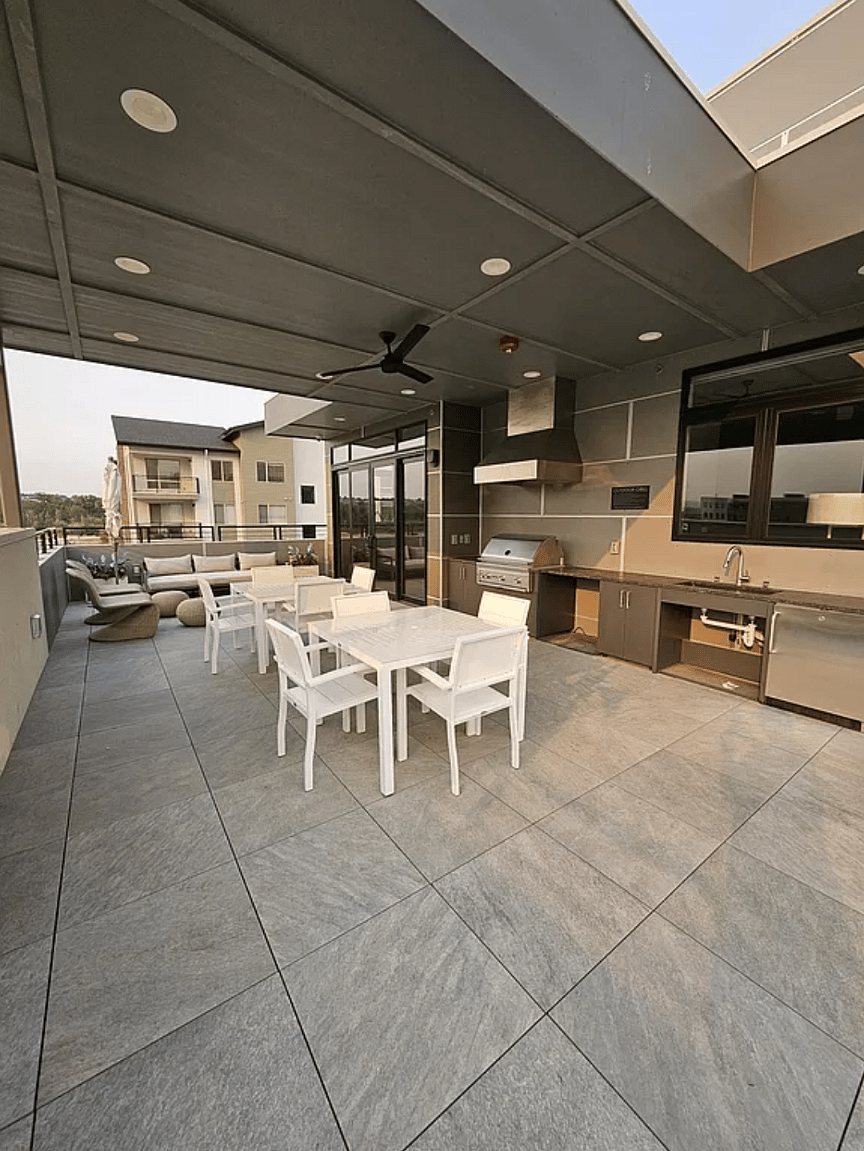 Rooftop patio (shared).