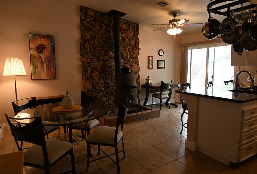 Dining and Desk Area
