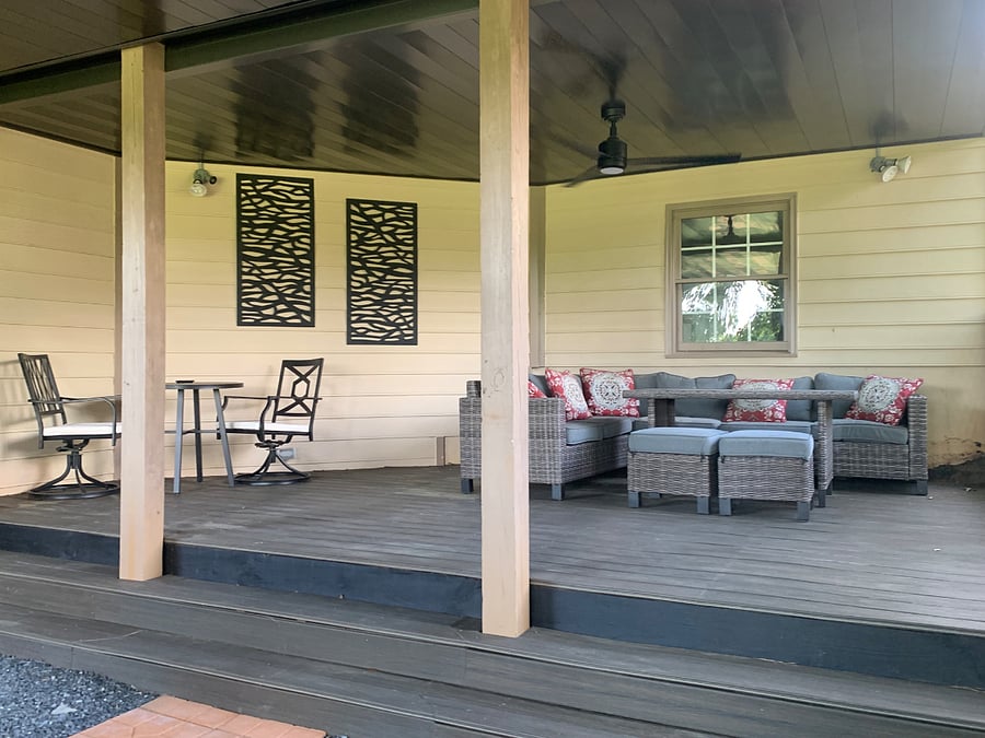Covered deck