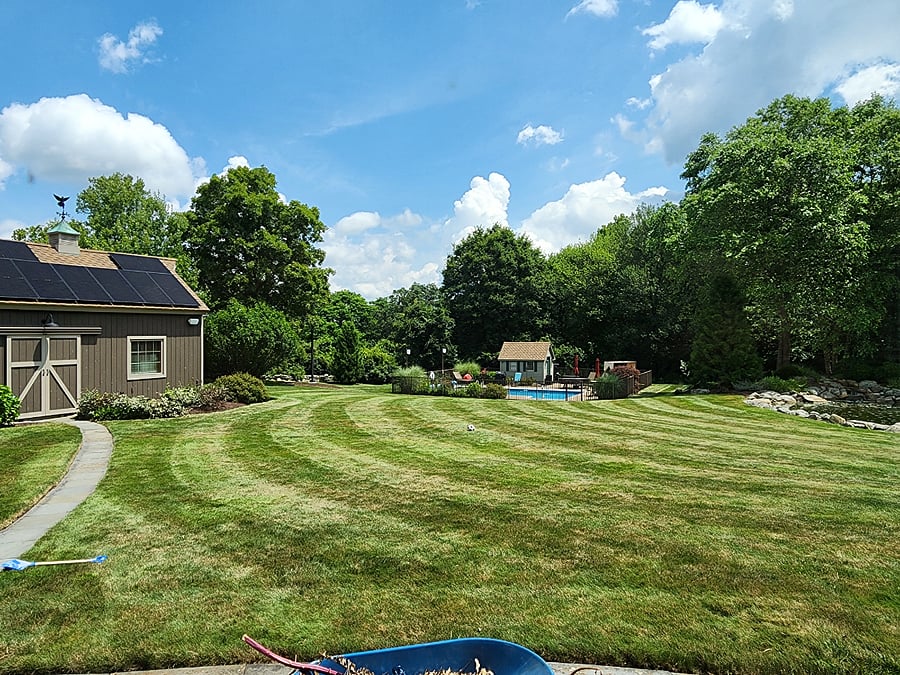 Backyard - Barn Area & Pond