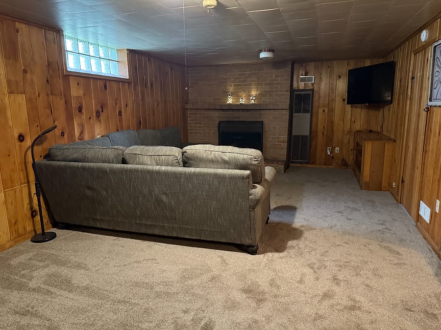 Lower-level family room